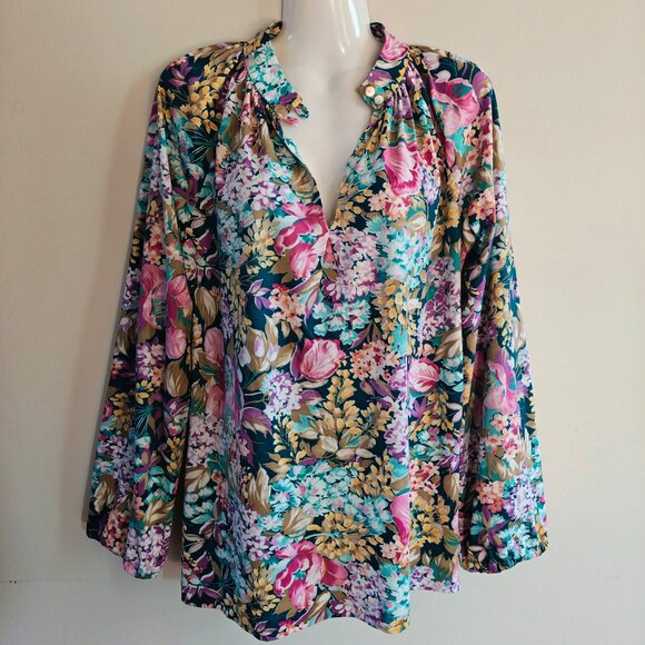 Vintage Floral Blouse - Picture 9 of 11